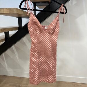 Pink Polka Dot Dress